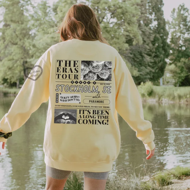 stockholm night 2 pullover | comfort colors sold by Ally Makes Magic