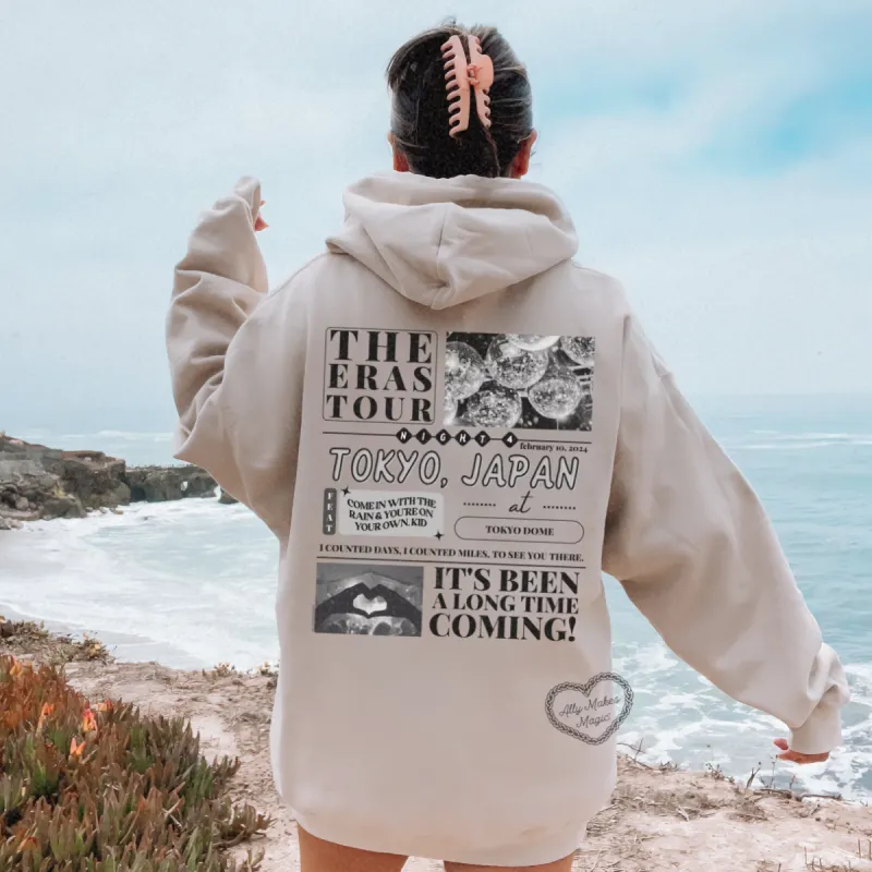 tokyo night 4 hoodie sold by Ally Makes Magic