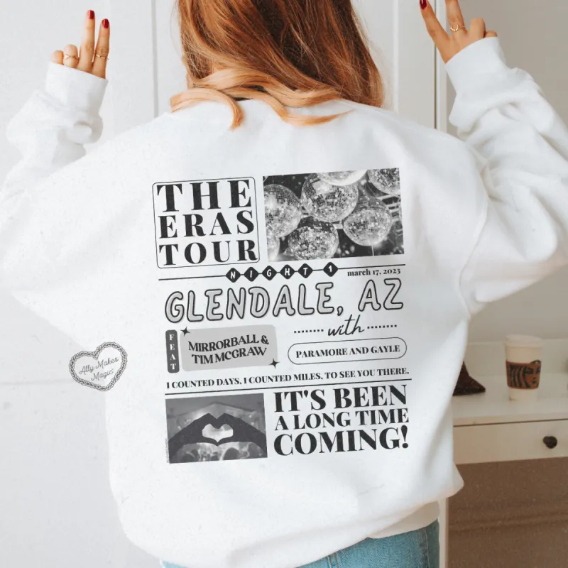 glendale night 1 sweater | gildan sold by Ally Makes Magic