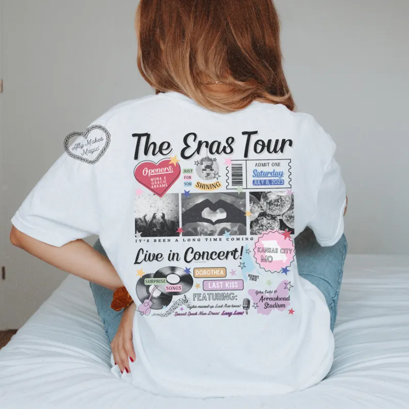 kansas city night 2 retro t-shirt | comfort colors sold by Ally Makes Magic