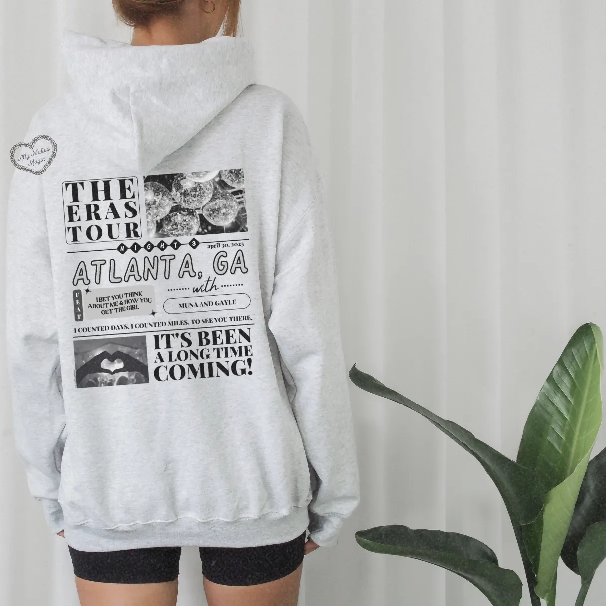 atlanta night 3 hoodie sold by Ally Makes Magic