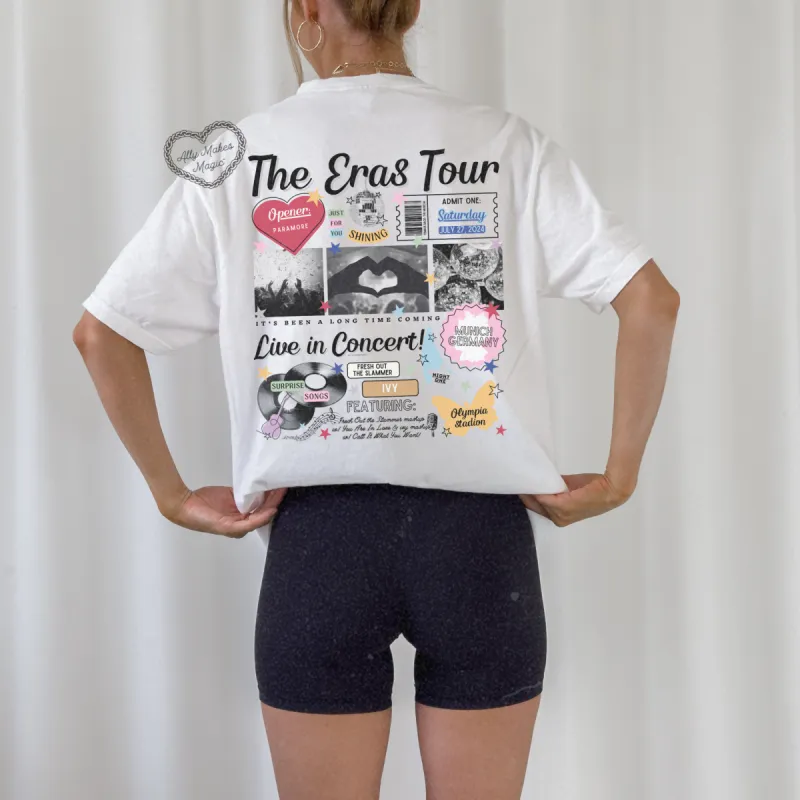 munich night 1 retro tee | comfort colors sold by Ally Makes Magic
