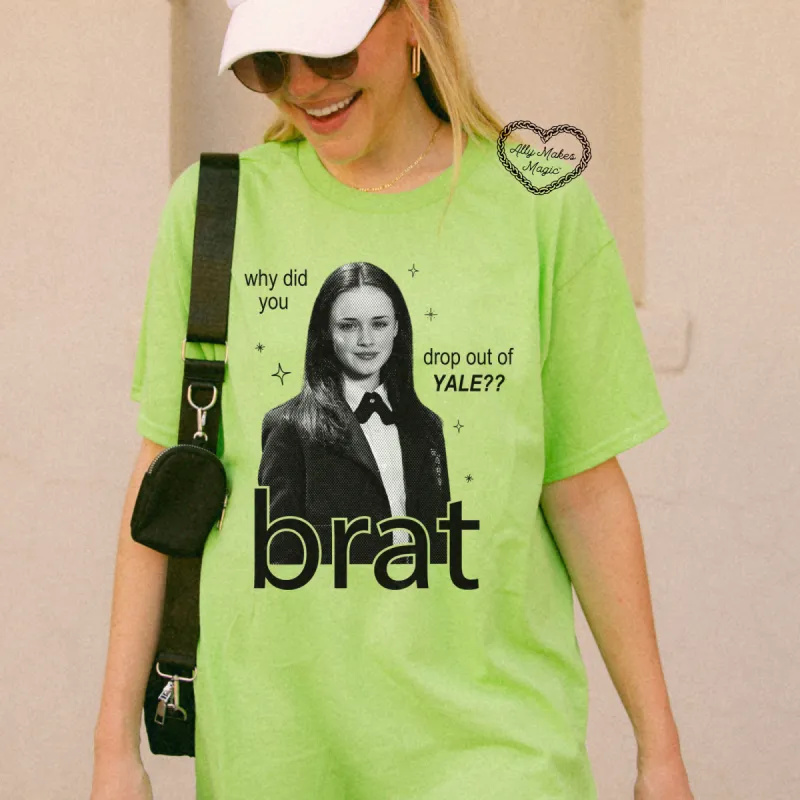 yale brat tee sold by Ally Makes Magic