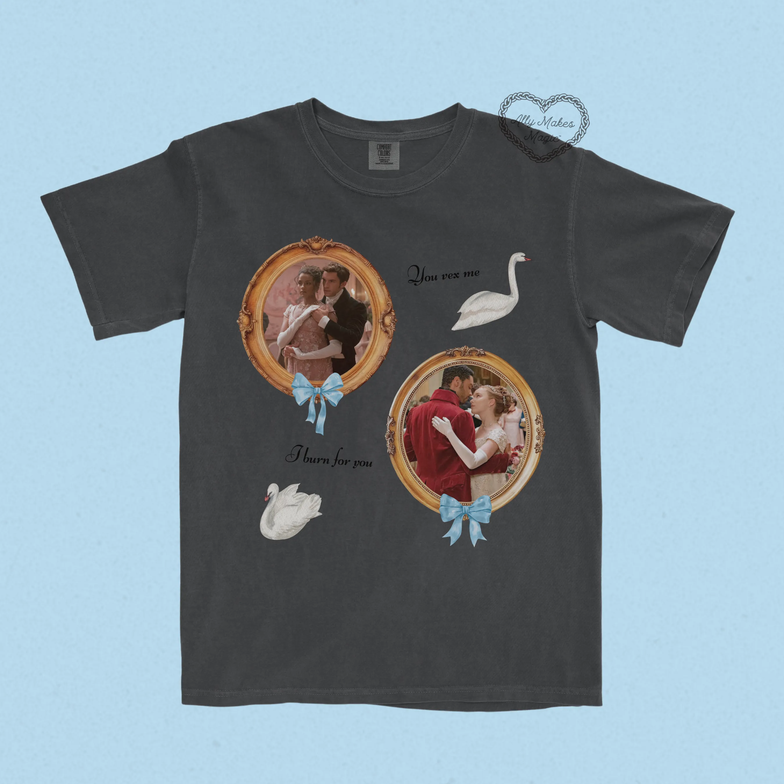 swan of the first water tee sold by Ally Makes Magic product image thumbnail 2