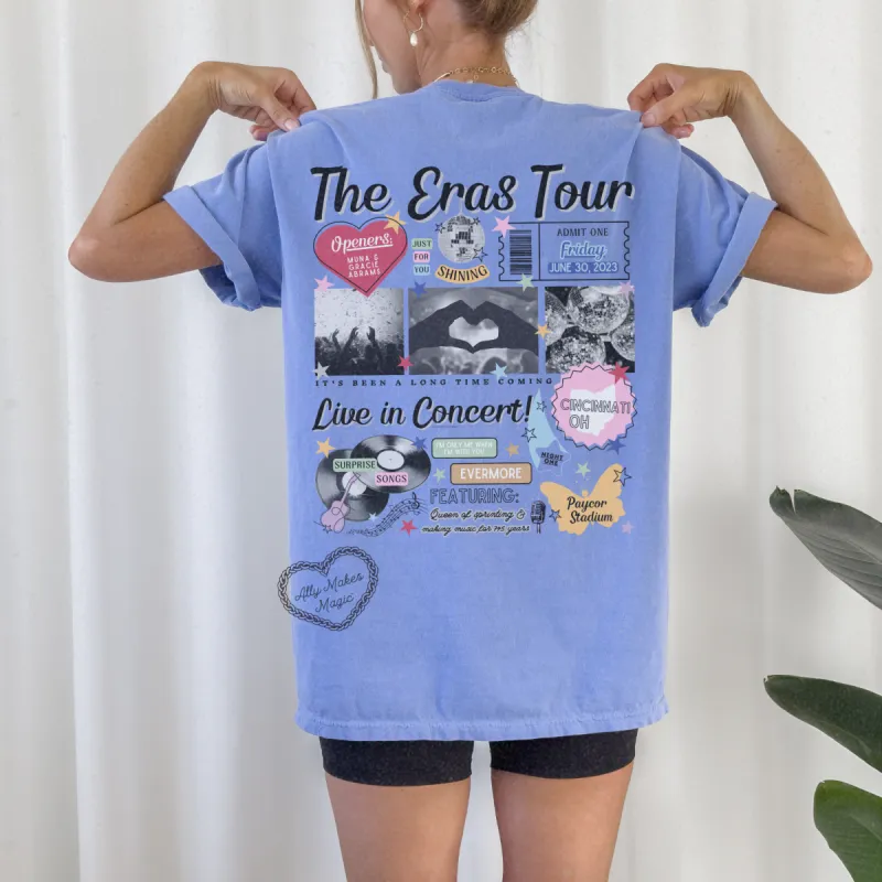 cincinnati night 1 retro t-shirt | comfort colors sold by Ally Makes Magic