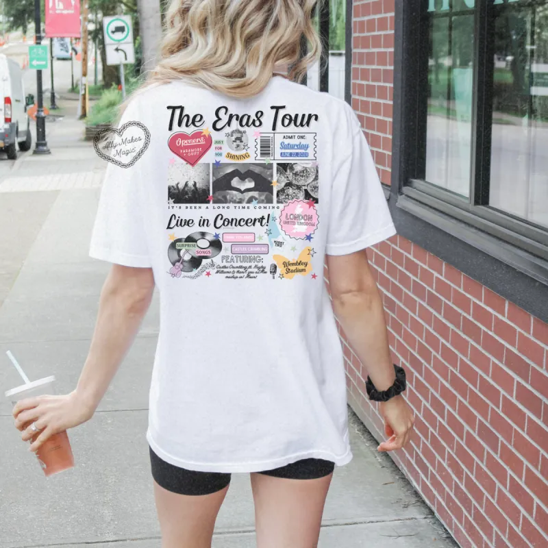 london night 2 retro tee | comfort colors sold by Ally Makes Magic