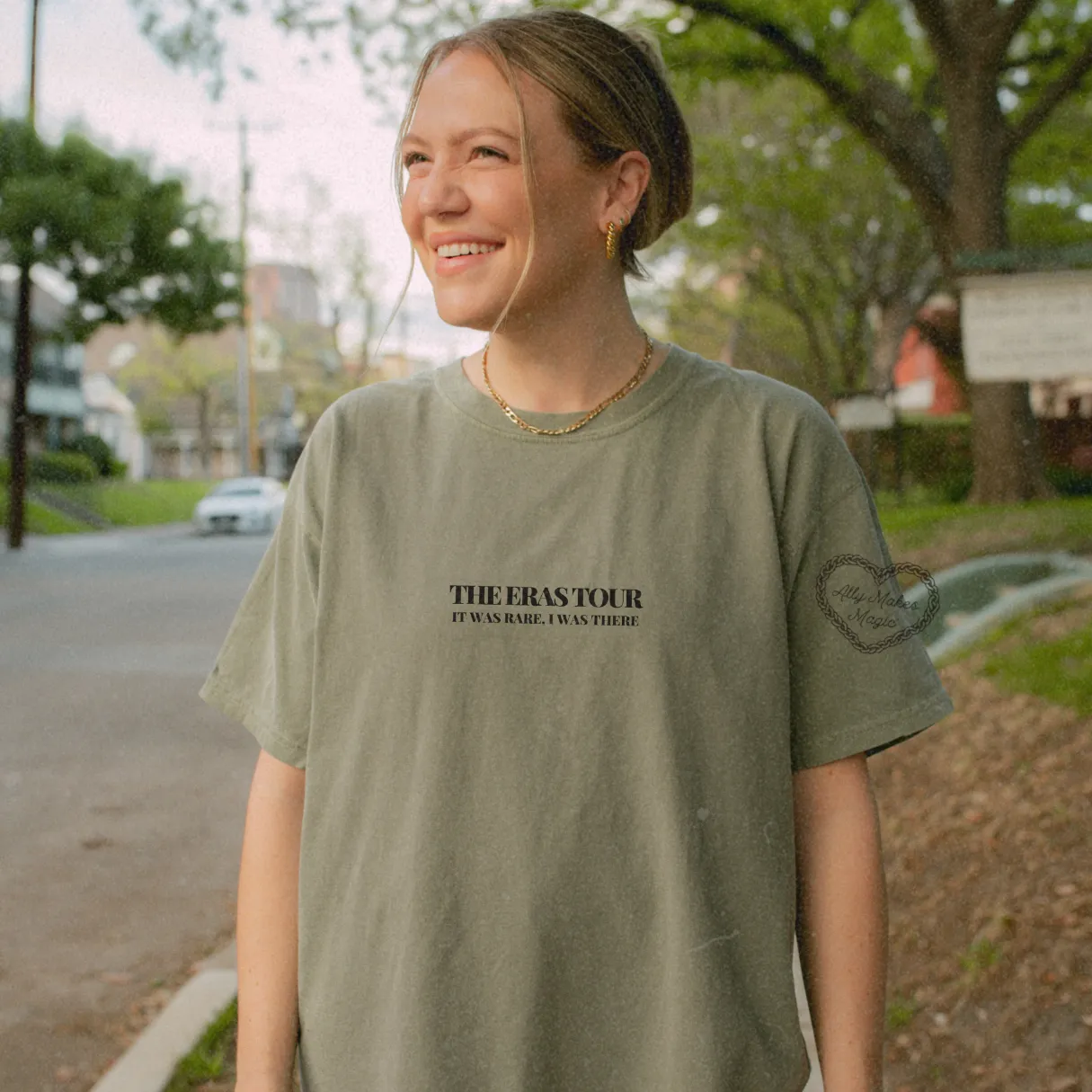 los angeles night 5 t-shirt | comfort colors sold by Ally Makes Magic product image thumbnail 2