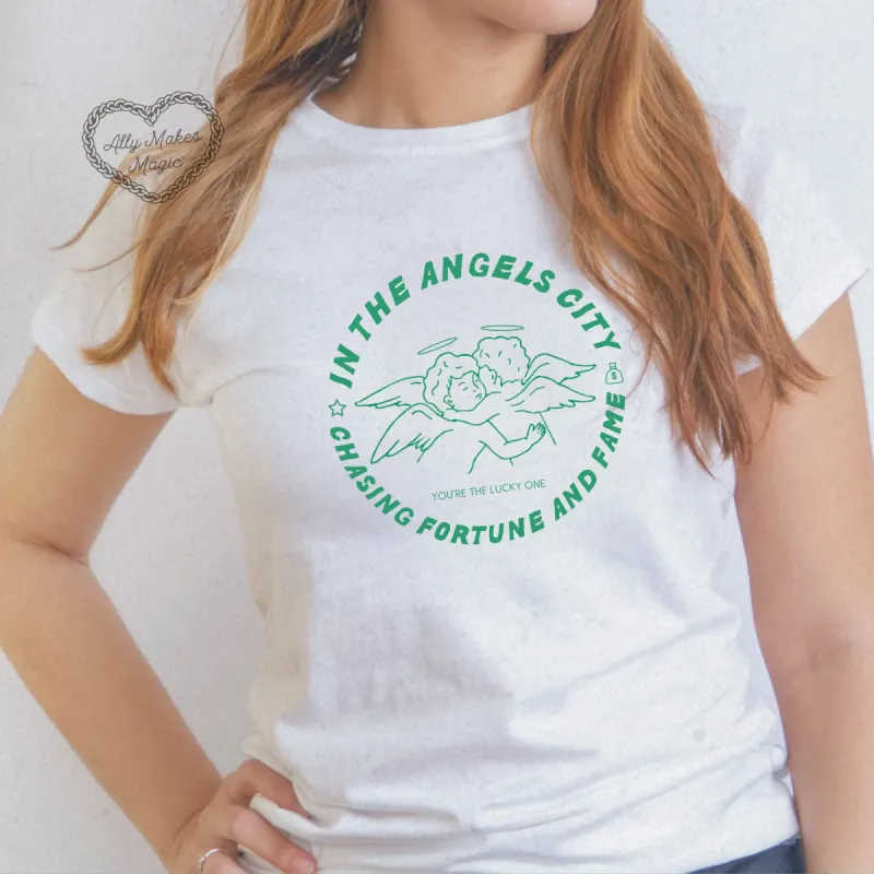 city of angels baby tee sold by Ally Makes Magic