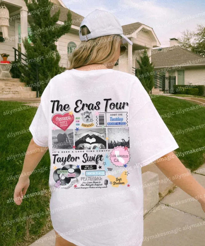 Los Angeles Night 5 Retro Tee | Gildan sold by Ally Makes Magic