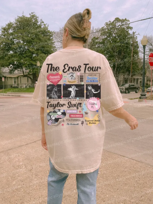 Tampa Night 1 Retro Tee sold by Ally Makes Magic