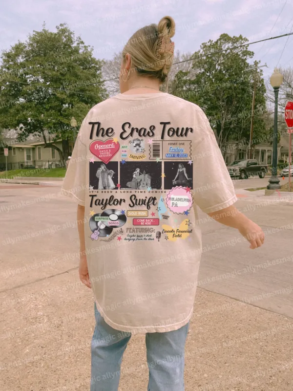 Philadelphia Night 1 Retro Tee sold by Ally Makes Magic