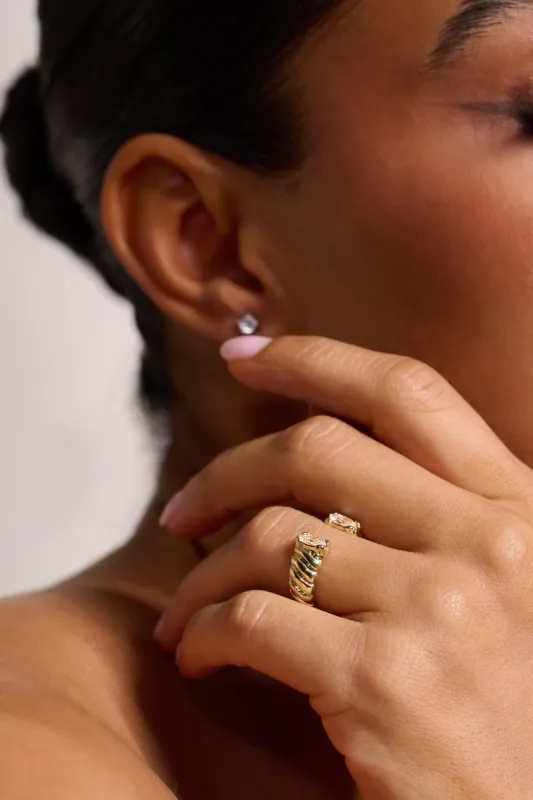 Benita | Clear Pendant Ring sold by Club L London