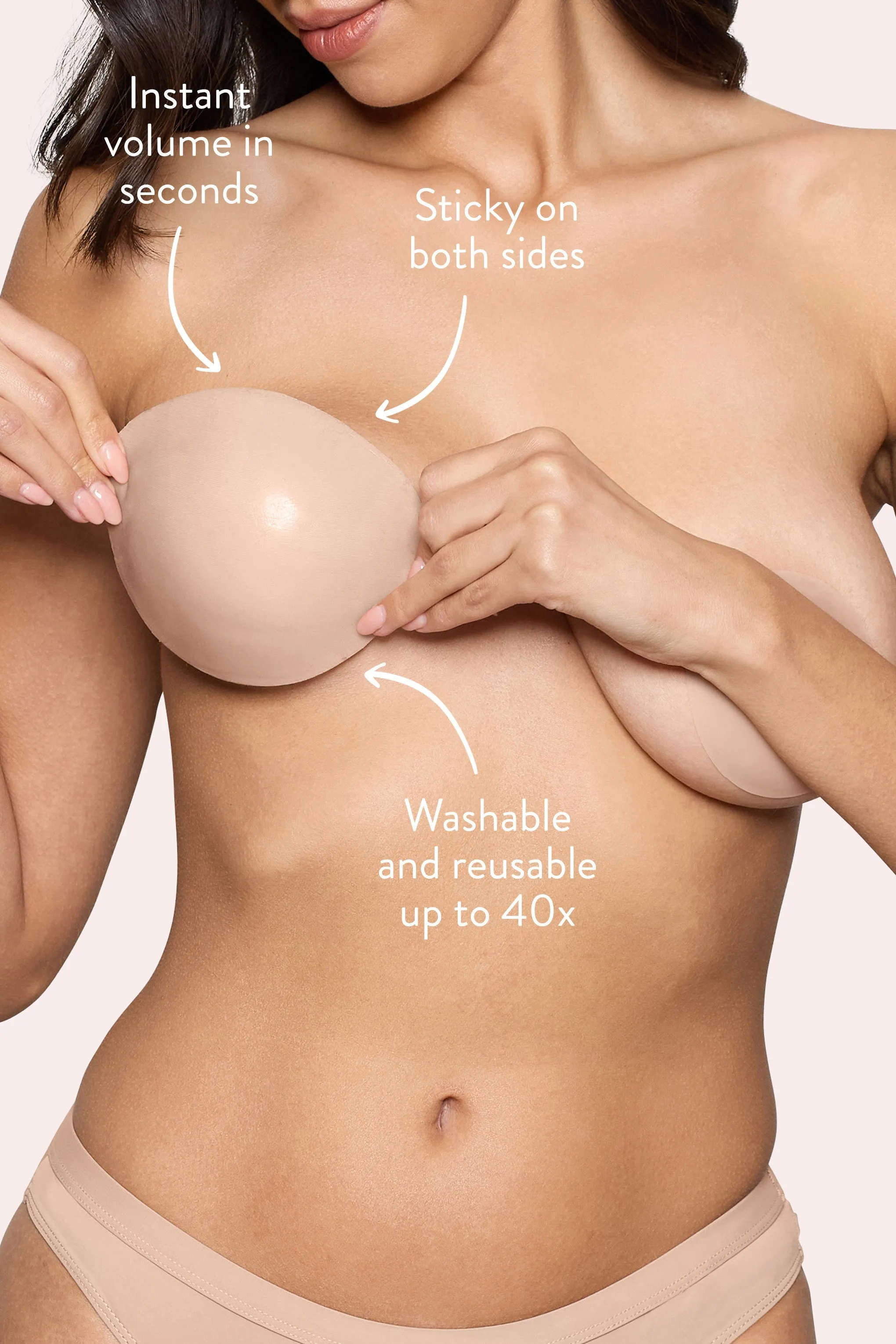 Demi Boost | Boomba Beige Boost Inserts sold by Club L London product image thumbnail 2