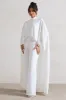 Indra | White High-Neck Wide-Leg Cape Jumpsuit sold by Club L London