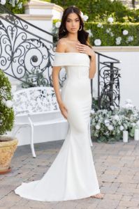 My Future | Ivory Bardot Fishtail Maxi Dress sold by Club L London