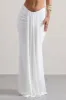 Vitality | White Ruched Drape Maxi Skirt sold by Club L London