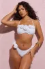 Relaxation | White Bikini Bottoms With Corsages sold by Club L London