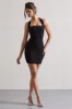 Soul | Black Bodycon Halter-Neck Mini Dress sold by Club L London