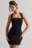 Soul | Black Bodycon Halter-Neck Mini Dress sold by Club L London