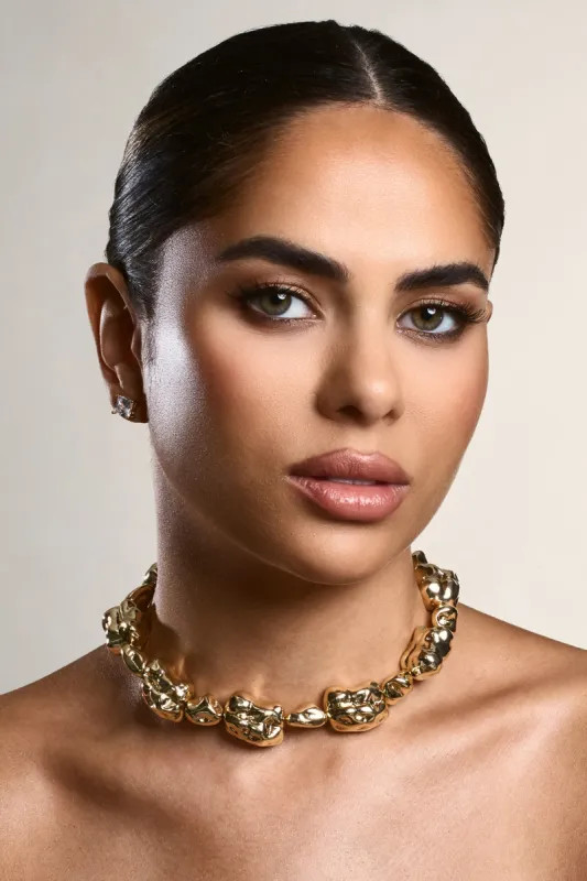 Aruba | Gold Stone Necklace sold by Club L London