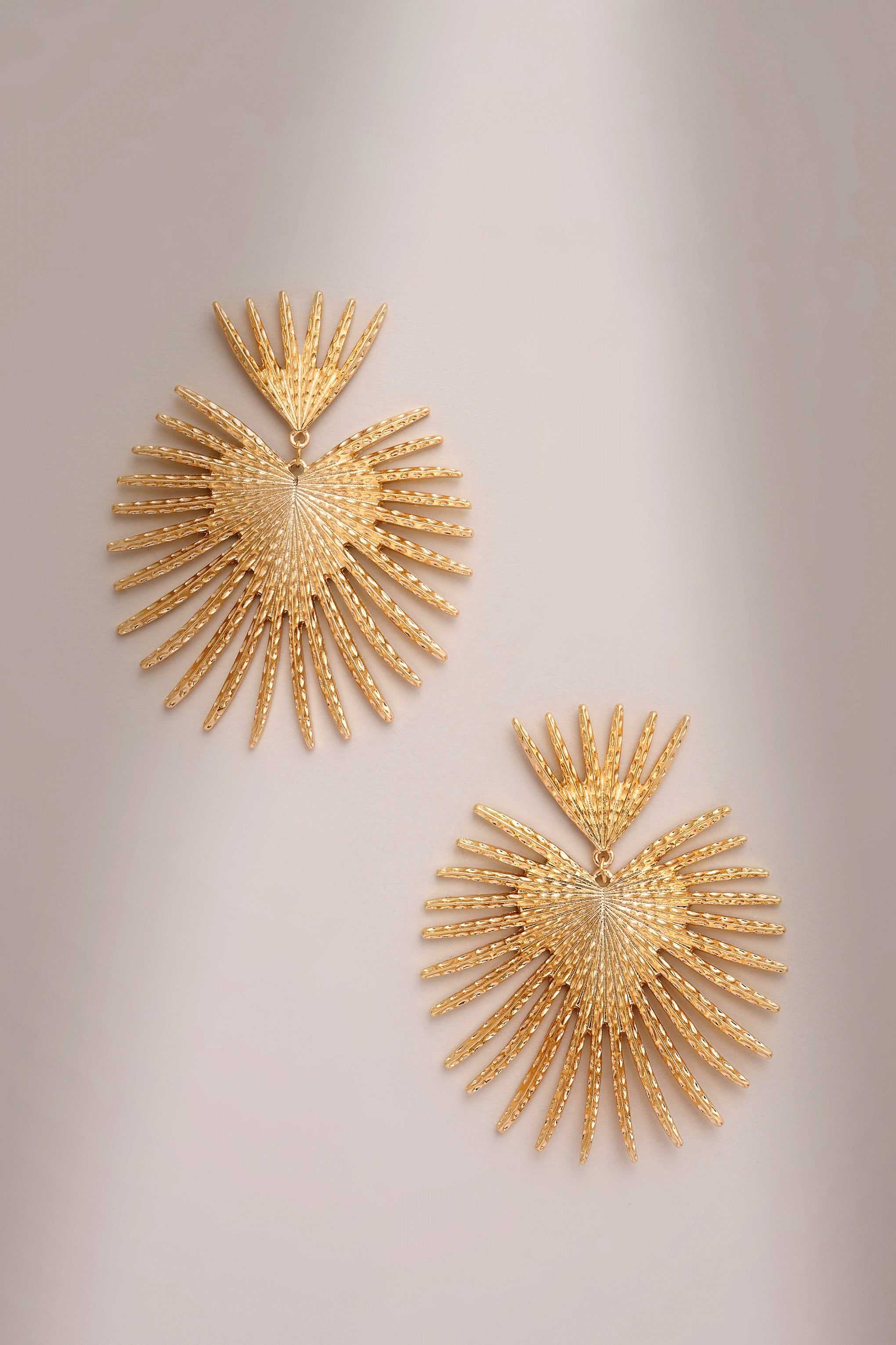 Amel | Gold Stardrop Earrings sold by Club L London product image thumbnail 3