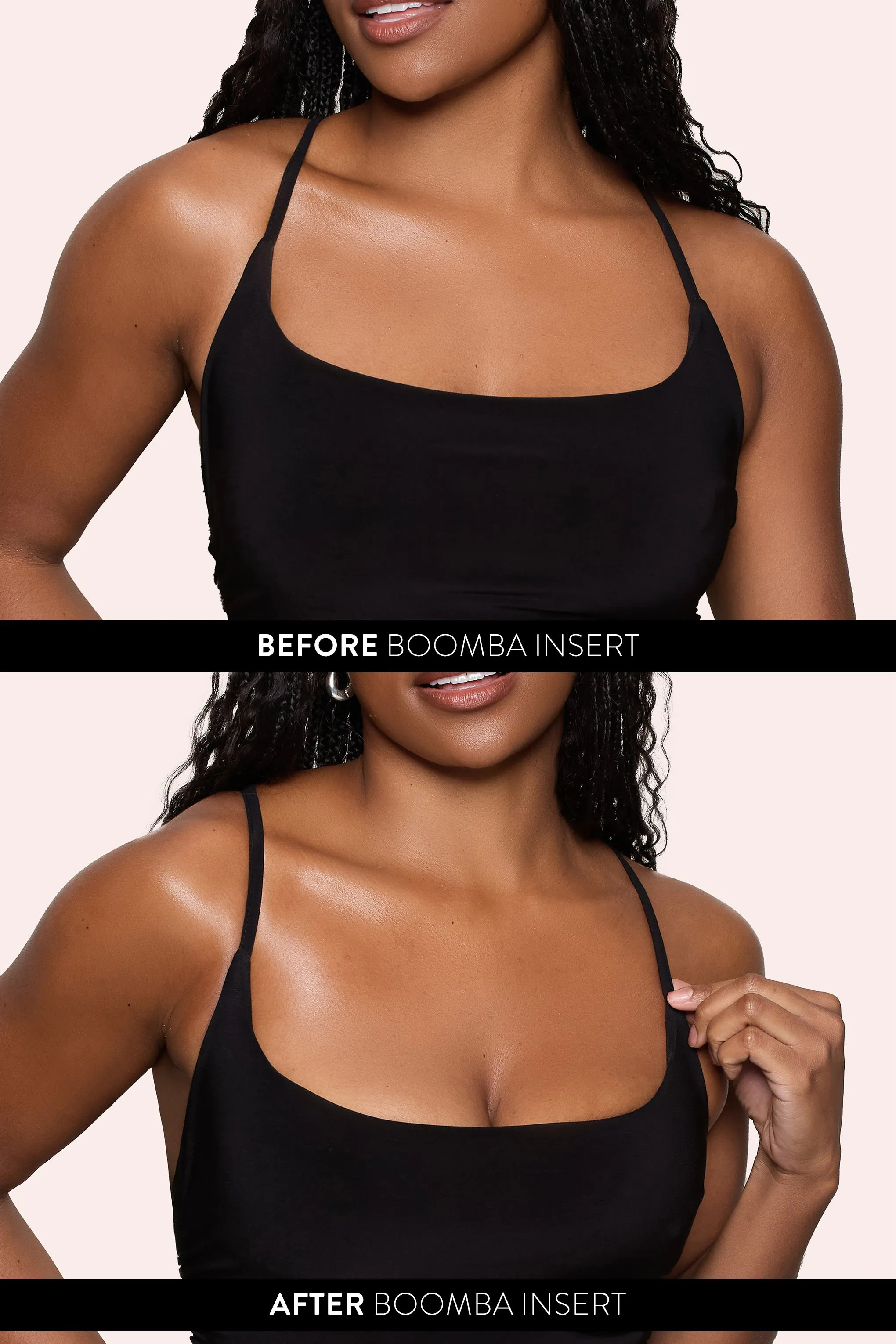 Demi Sticky Bra | Boomba Cocoa Demi Sticky Bra sold by Club L London product image thumbnail 2