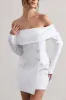 Tara | White Bardot Tailored Blazer Dress sold by Club L London