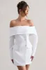 Tara | White Bardot Tailored Blazer Dress sold by Club L London