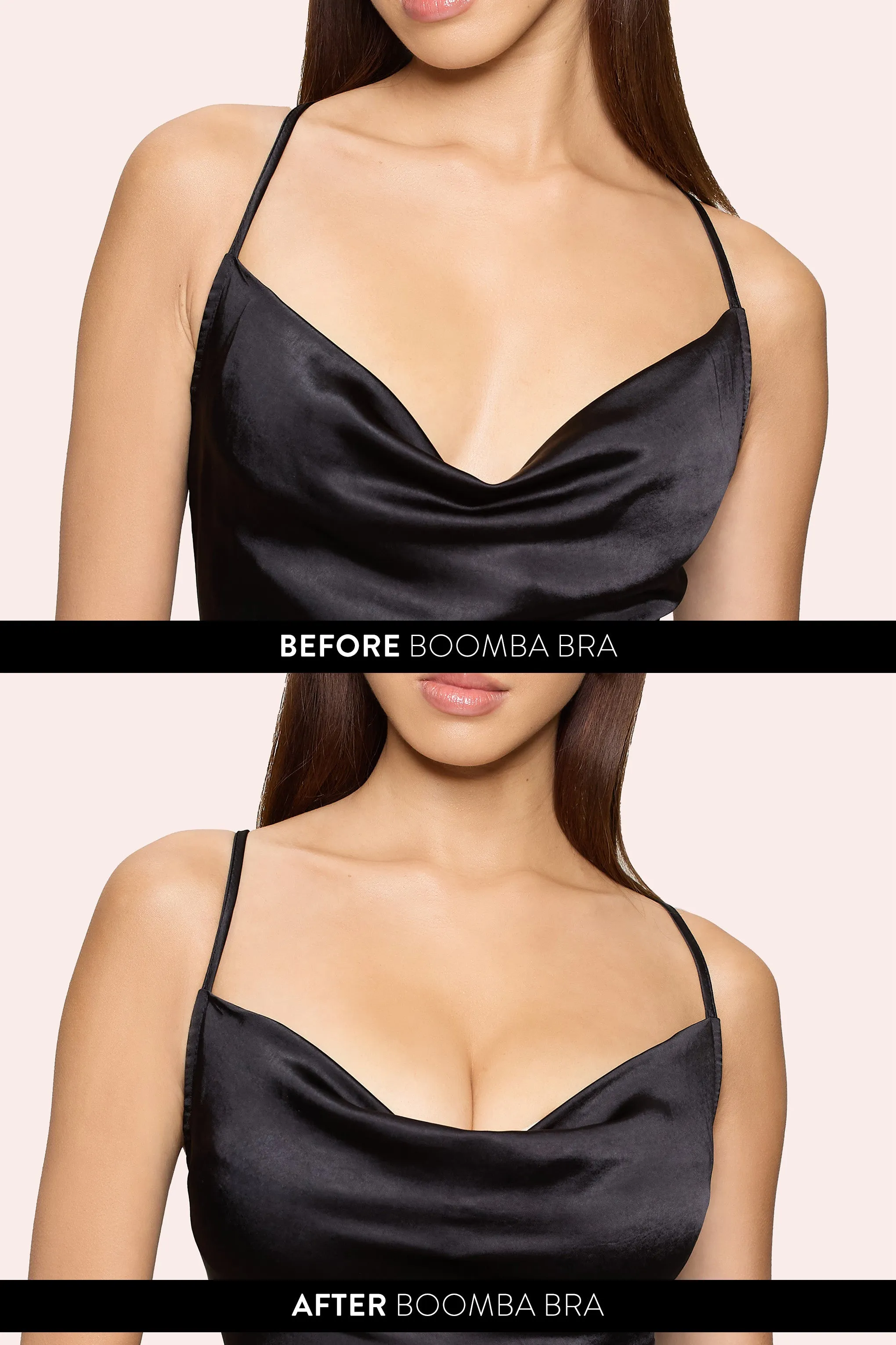 Magic Sticky Bra | Boomba Sand Padded Sticky Bra sold by Club L London product image thumbnail 2
