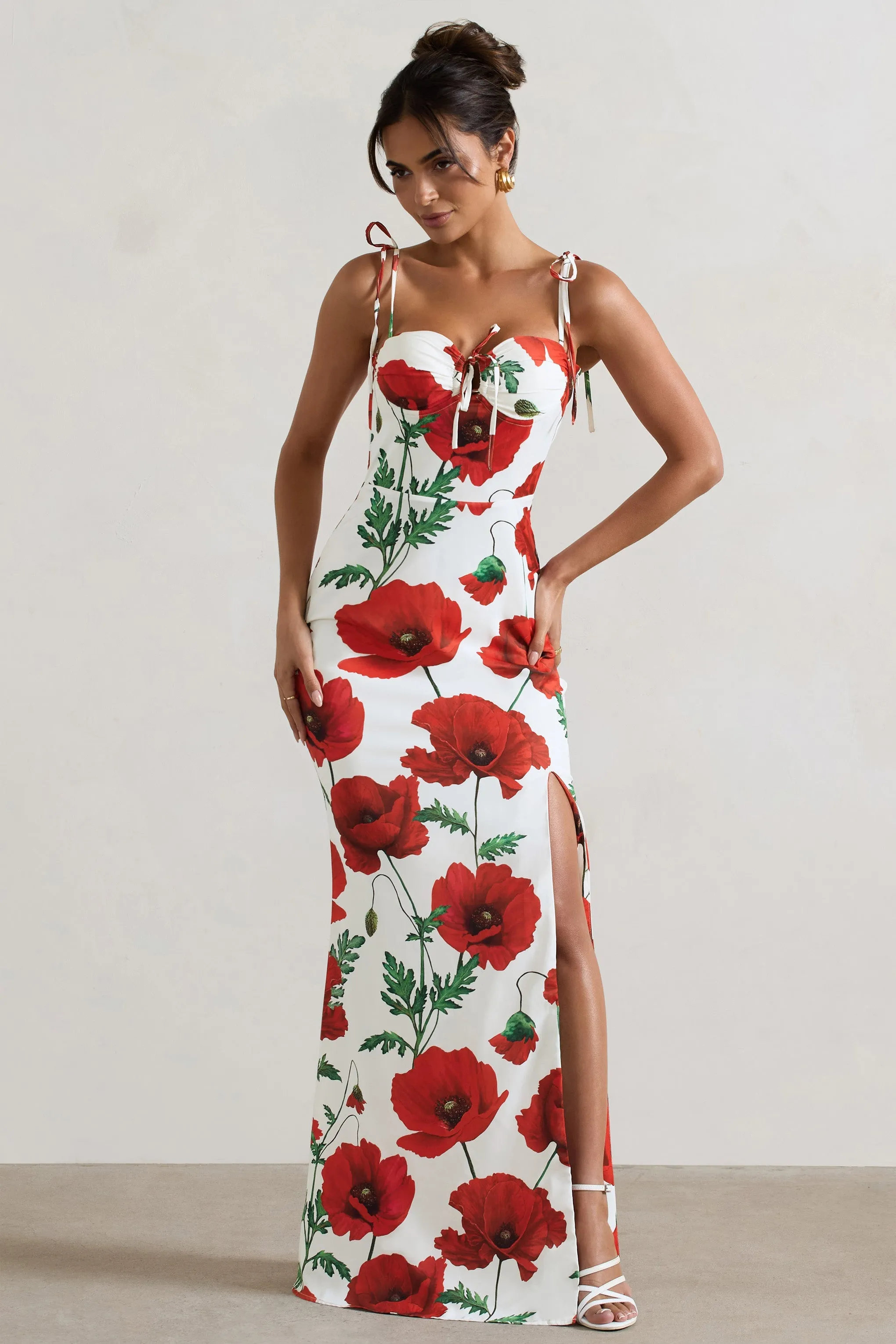 [LALAFOX]PRINTED DRAPING DRESS/追跡付 Eva