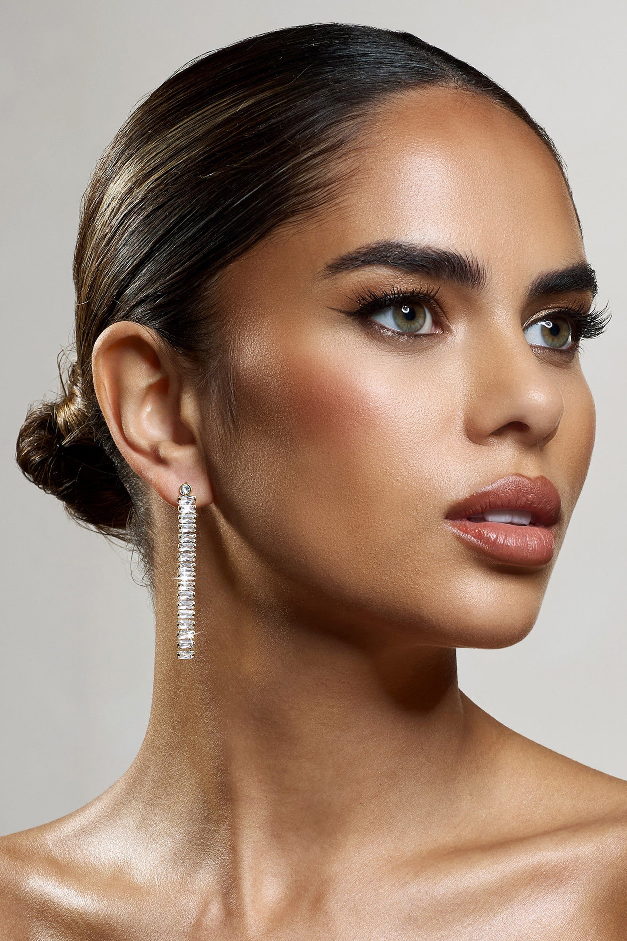 Rosita | Diamante Tassel Earrings sold by Club L London product image thumbnail 4