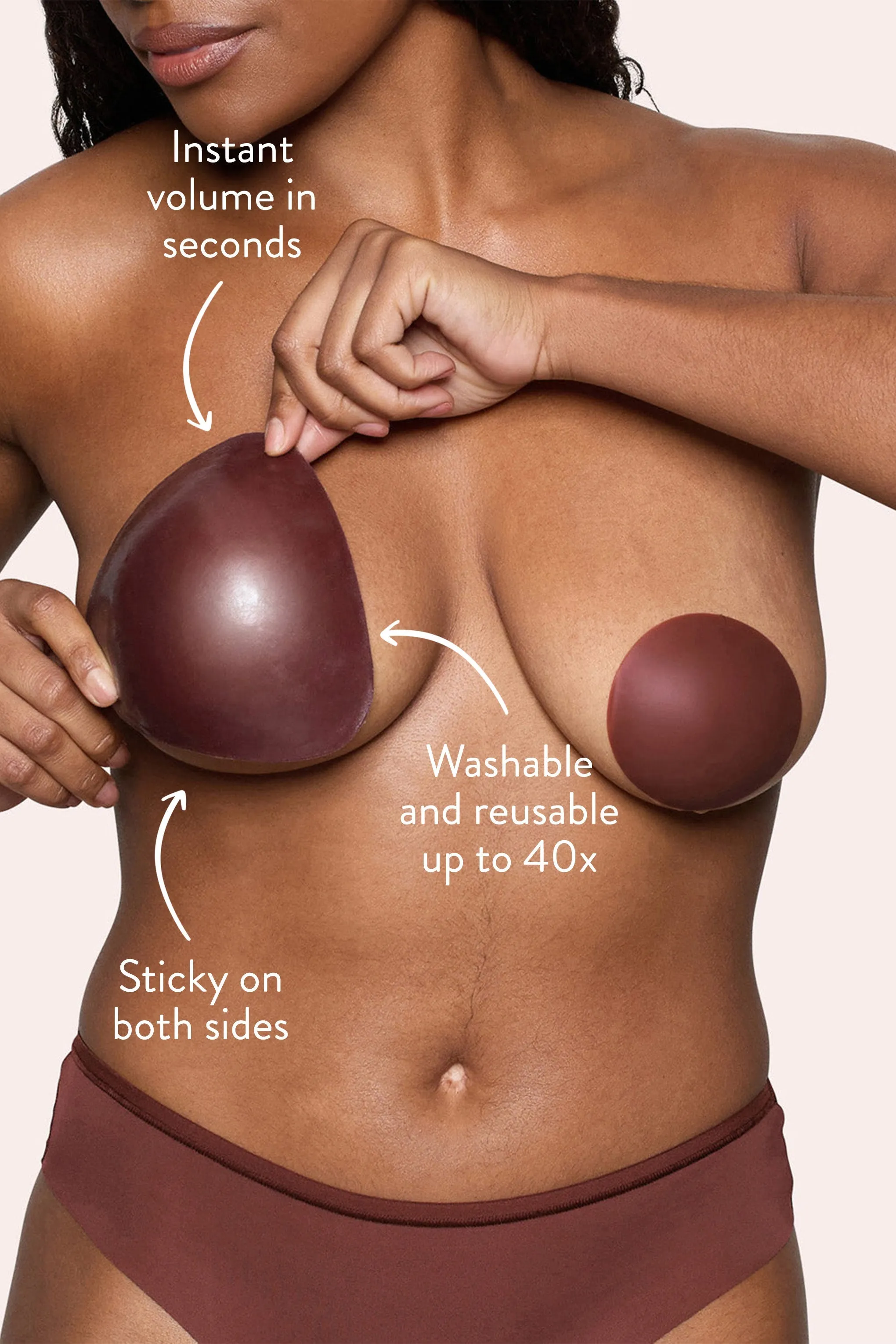 Ultra Boost | Boomba Cocoa Ultra Boost Inserts sold by Club L London product image thumbnail 3