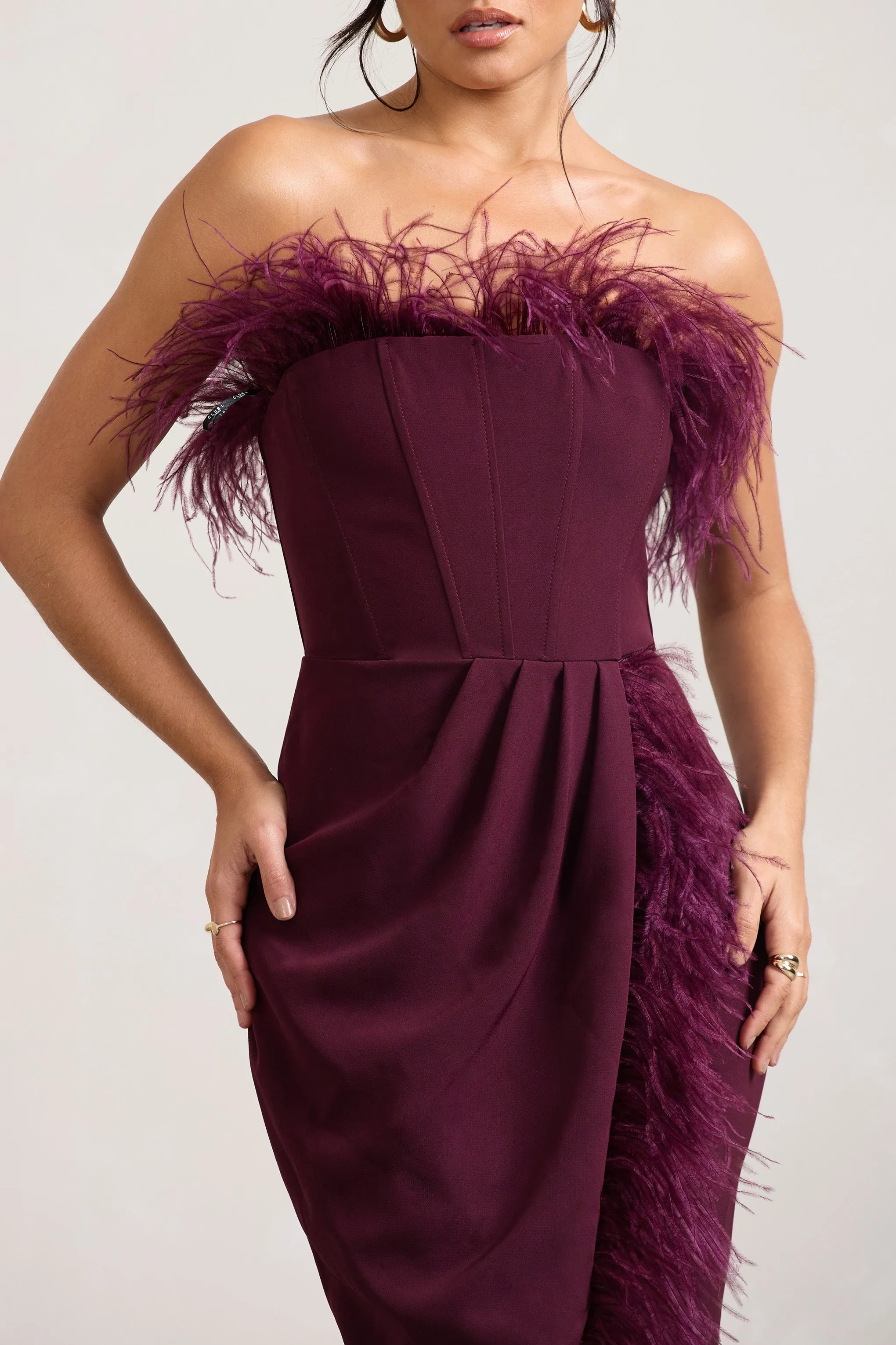 corrupt cosmo dress in burgundy product info and reviews Dark Burgundy Soft Satin High Low Sleeveless Long Prom Dresses ,PD0152   AlineBridal