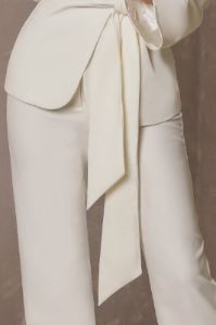 In Form | Cream Wide Leg Trouser sold by Club L London