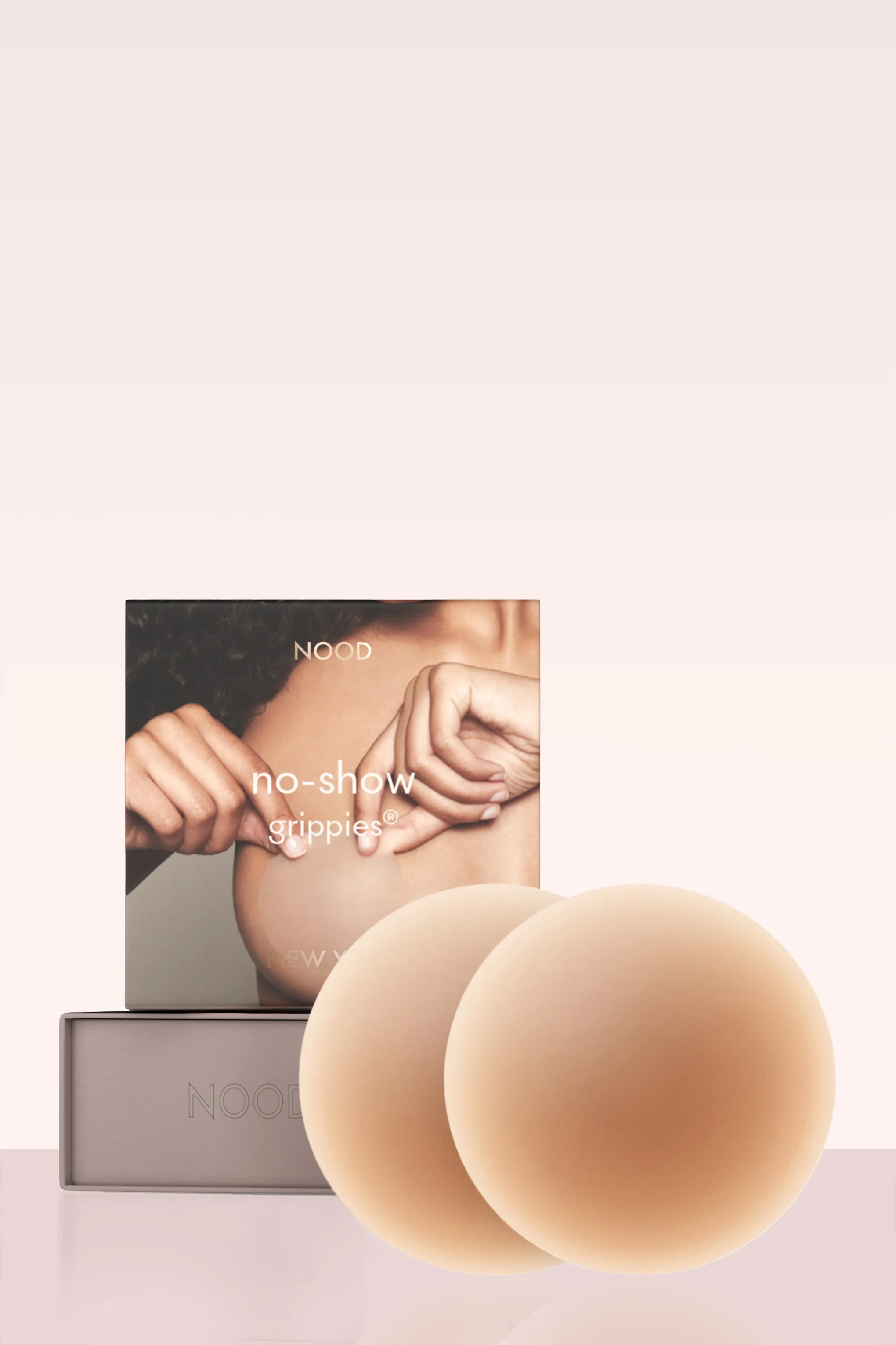 Grippies No-Show | Non-Adhesive Reusable Nipple Covers 3 Inch No.5 sold by Club L London