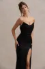Adalee | Black Sequin Strapless Maxi Dress sold by Club L London