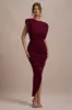 Jennifer | Port Sleeveless Maxi Dress With Asymmetric Hem sold by Club L London