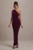 Dalarie | Port One-Shoulder Gathered Maxi Dress sold by Club L London