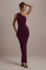 Dalarie | Port One-Shoulder Gathered Maxi Dress sold by Club L London