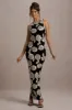 Zoella | Ecru Floral Print Sleeveless Maxi Dress sold by Club L London