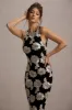 Zoella | Ecru Floral Print Sleeveless Maxi Dress sold by Club L London