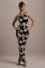Zoella | Ecru Floral Print Sleeveless Maxi Dress sold by Club L London