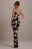 Zoella | Ecru Floral Print Sleeveless Maxi Dress sold by Club L London