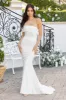 My Future | Ivory Bardot Fishtail Maxi Dress sold by Club L London