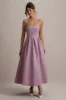 Annalise | Lilac Bandeau Skater Midi Dress sold by Club L London