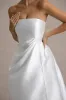 Universe | White Bandeau Split Puff-Skirt Maxi Dress sold by Club L London