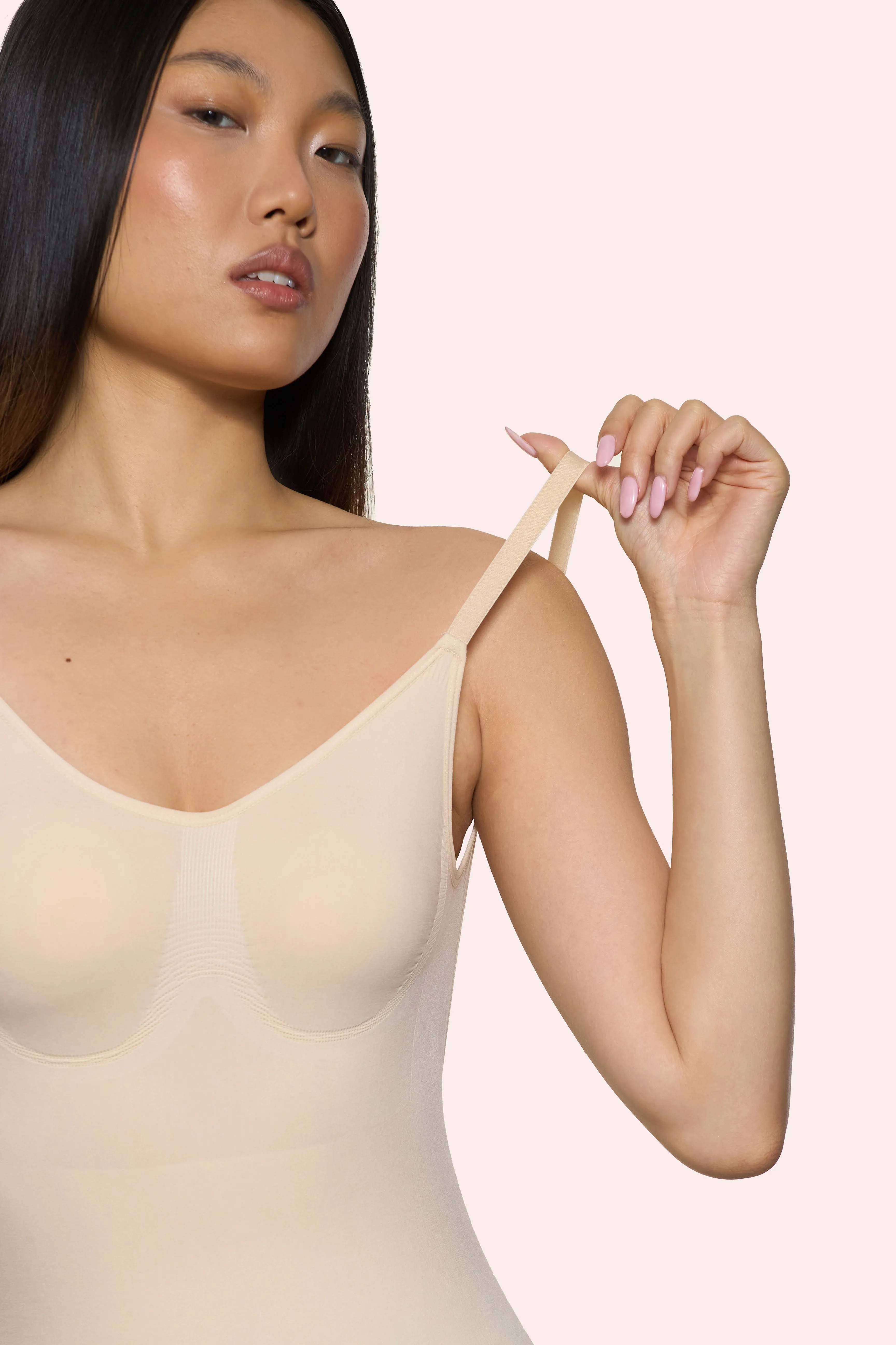 BOOMBA | Sand Smoothing Series Thong Bodysuit sold by Club L London product image thumbnail 4