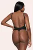 BOOMBA | Black Bodysuit Thong Shapewear sold by Club L London