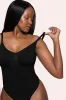 BOOMBA | Black Bodysuit Thong Shapewear sold by Club L London