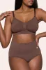 BOOMBA | Cocoa Short-Waisted Thong Shapewear sold by Club L London